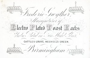 Handelskarte, Frederic Gwyther von English School