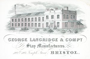 Handelskarte, George Langridge & Company von English School