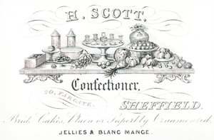 Handelskarte, H Scott von English School