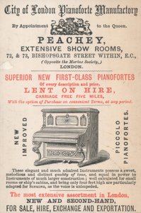 Visitenkarte, Peachey von English School