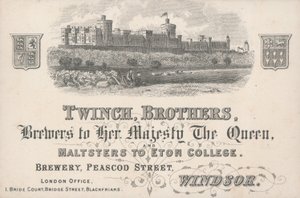 Visitenkarte, Twinch Brothers von English School
