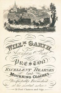 Handelskarte, William Garth von English School