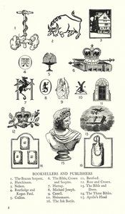 Handelsschilder: Buchhändler und Verleger von English School