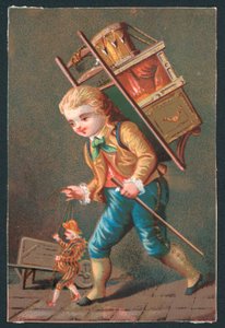Reisender Puppenspieler von English School