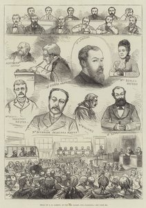 Prozess gegen G H Lamson, am Old Bailey, wegen Vergiftung von English School