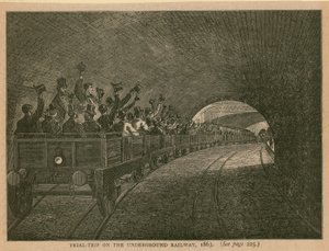 Probefahrt auf der U-Bahn von English School