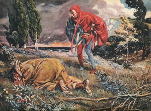 Trinculo findet Caliban