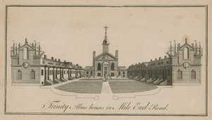Trinity Armenhäuser in Mile End Road von English School