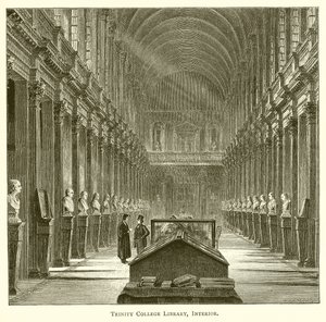 Bibliothek des Trinity College, Innenansicht von English School