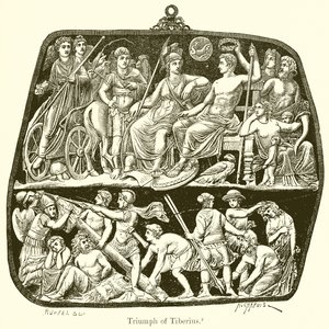 Triumph des Tiberius von English School