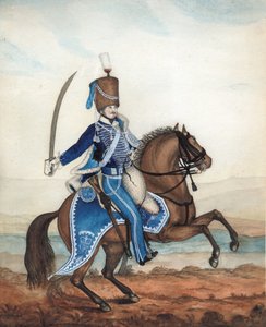 Dragoner des 18. Husarenregiments, ca. 1815