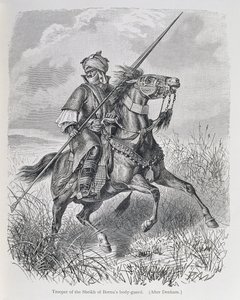 Reiter der Leibwache des Scheichs von Bornu, aus 