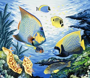 Tropische Fische von English School