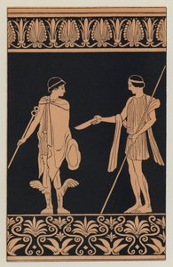 Trygaeus besticht Hermes mit einem Goldbecher von English School
