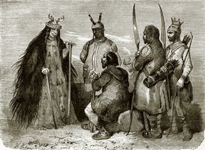 Tungusische Zauberin und Einheimische von English School