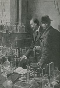Zwei große Experten der Wissenschaft beraten sich von English School