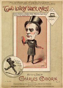 Zwei schöne schwarze Augen! - geschrieben und gesungen von Charles Coborn von English School
