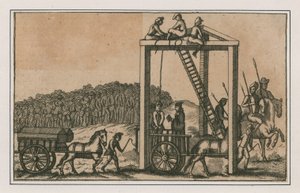 Tyburn Tree, um 1680