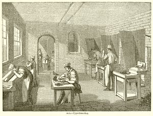 Schriftgießerei von English School