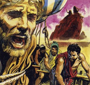Ulysses bat seine Besatzung, ihn freizulassen, damit er dem Ruf der Sirenen folgen konnte von English School