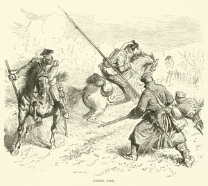 Unter Beschuss, September 1870 von English School