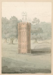 Unidentifizierter Turm, Tottenham, London von English School