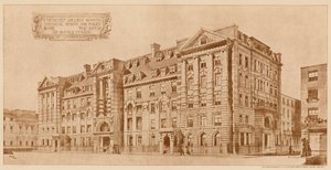 University College Hospital, Medizinische Schule und Schwesternheim von English School