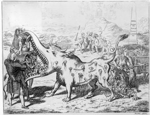 Impfung, veröffentlicht von J.L. Stuart, 1802 von English School
