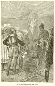 Vasco da Gama besucht den König von English School