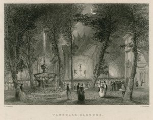 Vauxhall-Gärten, London von English School