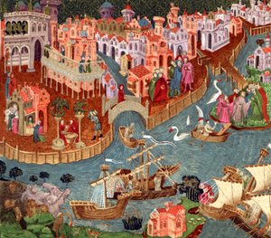 Venedig im Jahr 1338, aus 