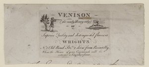 Wildverkäufer, Wrights, Visitenkarte von English School