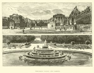 Schloss und Gärten von Versailles von English School