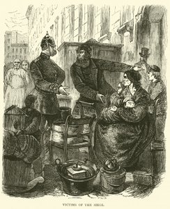 Opfer der Belagerung, Februar 1871 von English School