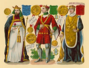Viktorianischer Ausschnitt: König Heinrich IV., König Heinrich V., König Heinrich VI.