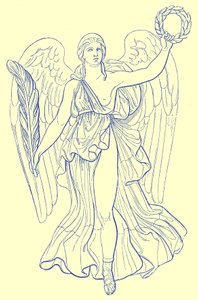 Sieg, Münchener Sammlung, Illustration für Historischer Schmuck von James Ward, 1897 von English School