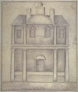 Ansicht des Blackfriars Theatre, ca. 1650 von English School