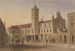Ansicht von Bridge House in Bridge Yard, Tooley Street, 1846