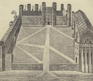 Ansicht von Eton, um 1622 (Gravur)
