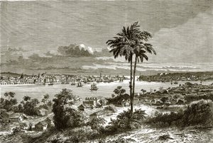 Ansicht von Havanna, der Hauptstadt Kubas von English School