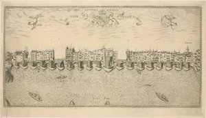 Ansicht der alten London Bridge