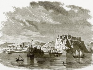 Ansicht von Sallee und Rabat von English School
