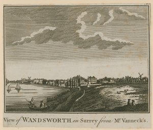 Ansicht von Wandsworth in Surrey von Mr. Vannecks von English School