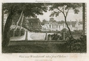 Ansicht von Wandsworth, von Chelsea aus gesehen