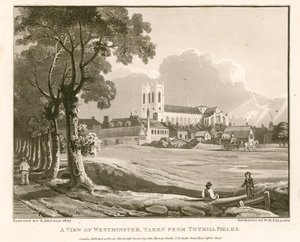 Ansicht von Westminster von Tothill Fields