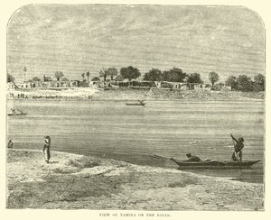Blick auf Yamina am Niger von English School