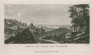 Ansicht des alten London von Blackheath