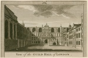 Ansicht der Guildhall, London