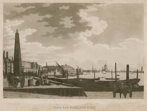 Blick auf die Themse, London, von Scotland Yard von English School