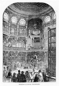 Ansicht des Royal Panopticon of Science and Art, ca. 1855